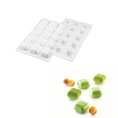 Silikomart GEM 30  STAMPO IN SILICONE 40X40 H 23 mm