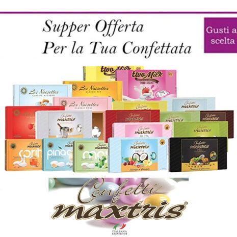 -Super Offerta Confetti Maxtris Kit da 3 Kg per Confettata o Bomboniere