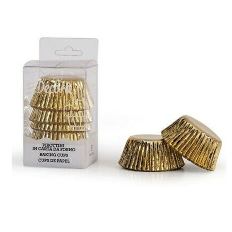 Decora -Pirottini Color Oro 60PZ 5X3,2cm