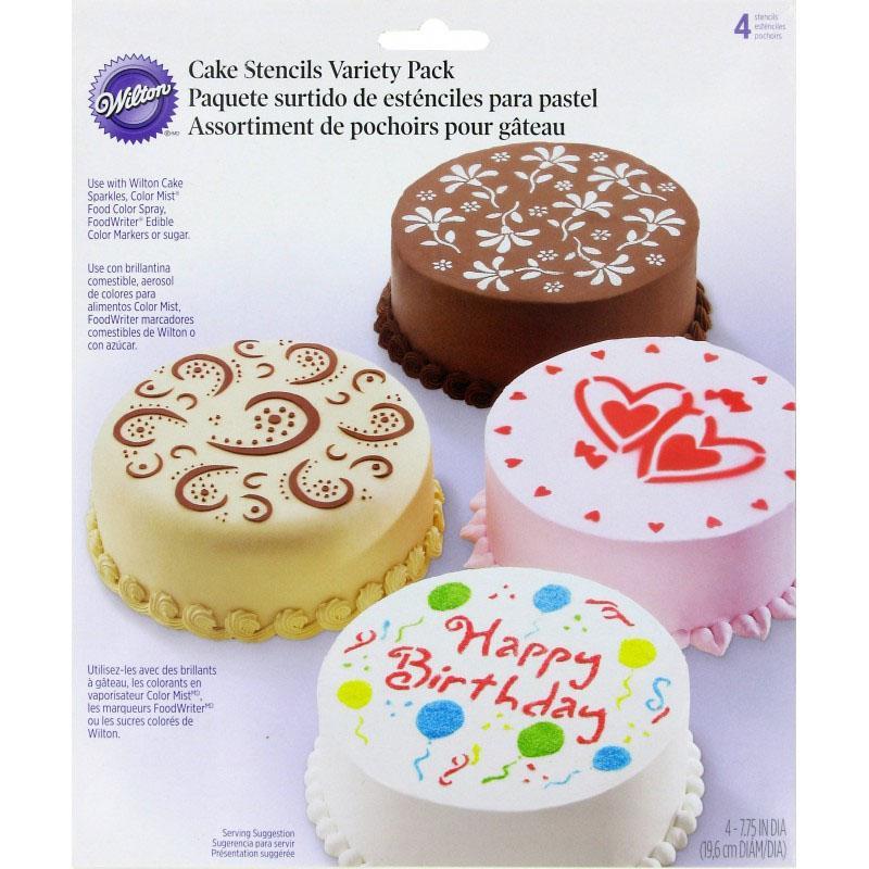 Wilton 4 Stencil Per Torte