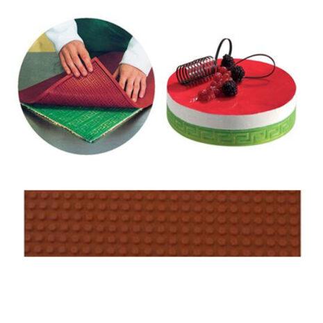 Martellato-Relief10-Tappeto per Decori Relief Motivo Pois Unica Fascia h 4.5