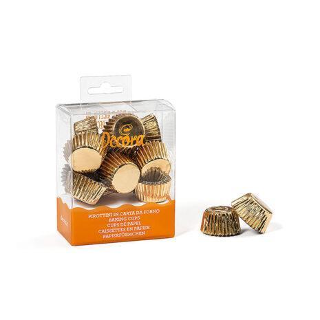 Pirottini Decora Mini Muffin Dorati 180pz