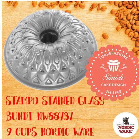 Nordic Ware Vetrate Stampo per Ciambella: Platinum Collection: 88737