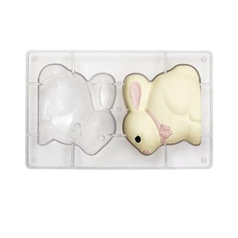 Decora Stampo in Policarbonato  Coniglietto per Cioccolato  9,4 x 8cm