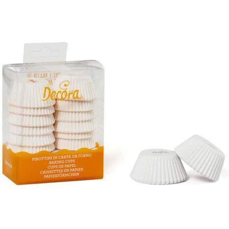 Pirottini Decora Mini Muffin Bianchi 200pz