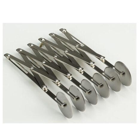 Pantografo Professionale Acciaio Inox  5 Rotelle Estensibili-Pavoni