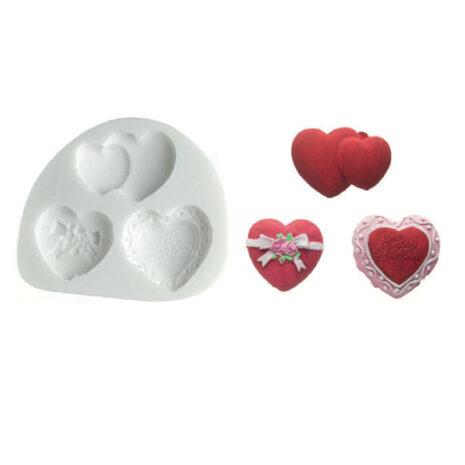 Silikomart-Sugarflex Venatore Slk170 Hearts