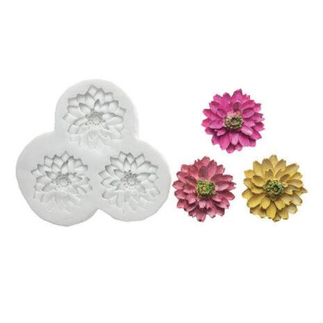 Silikomart-Sugarflex Venatore Slk344 Chrysanthemum