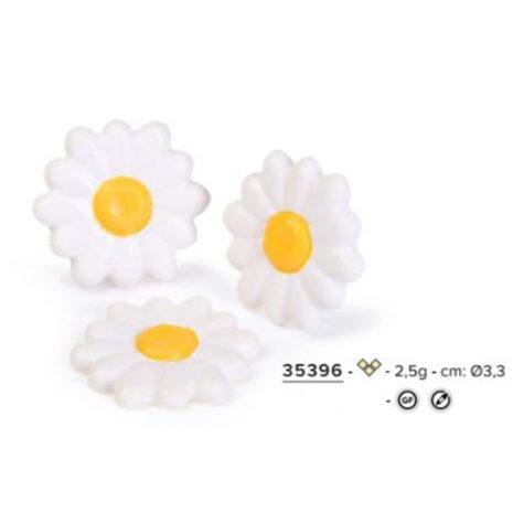 Modecor Decorazioni di Cioccolato Bianco Margherita ⌀3cm