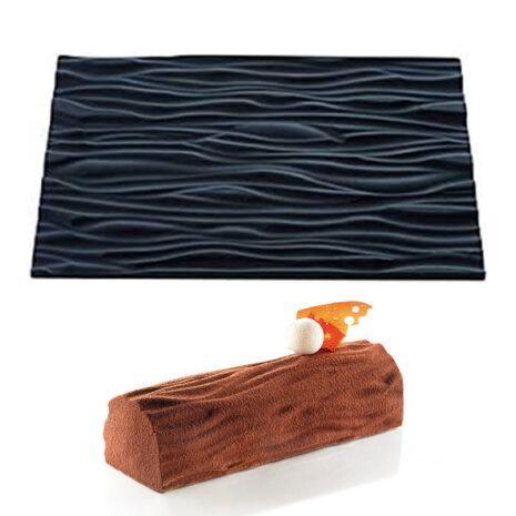 Silikomart Tappetino in Silicone Texture Mat Wood