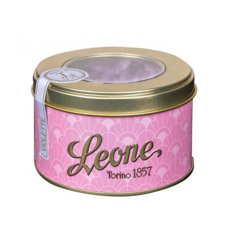 Leone - Tondino Drops Violette in Latta da 150g