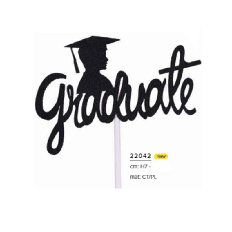 Modecor Cake Topper Graduate