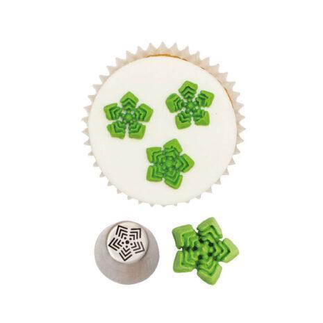 Bocchetta russa Stella 3D n.70 Acciaio Inox Decora