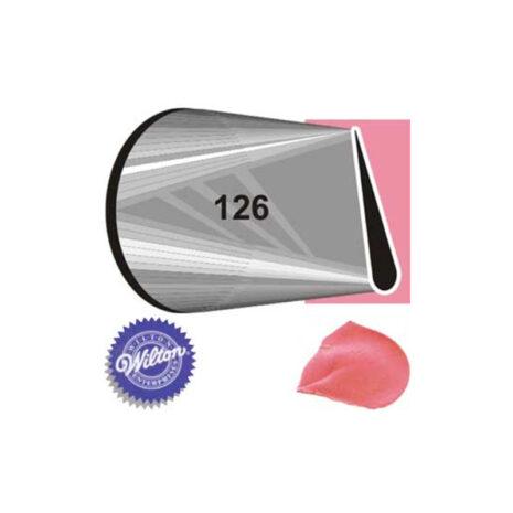 Cornetto Beccuccio Decorativo 126 Petalo Fiore Cardato Wilton