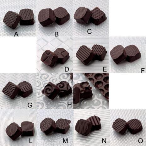 Martellato Fogli Texture Decorazioni di Cioccolato  MACL01 36x34 cm