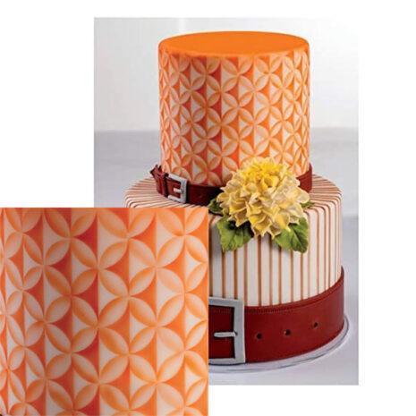 Martellato Kit 2 Stencil Decoro Vintage Per Decorazioni Con Zucchero a  Velo, Ghiaccia e Aerografo