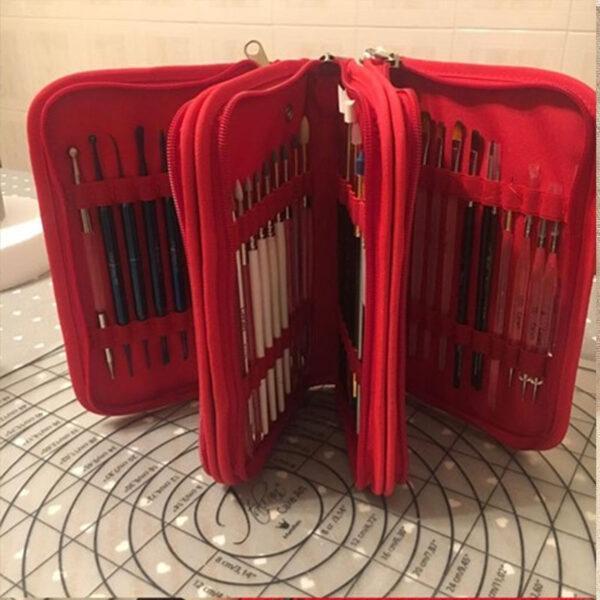 Idea Regalo Cerart Astuccio Multiplo Rosso , 9 Model Tools Professionali Silikomart + Coniglietto Lindt Omaggio - immagine 4