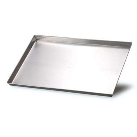 Martellato Teglia in Alluminio Professionale 4 Bordi 60X40 H2 CM