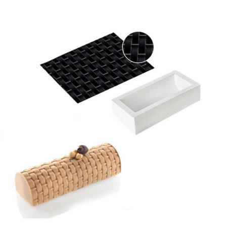 Silikomart Tappetino in Silicone Texture Mat Vienna