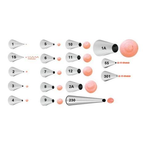 Beccucci Tondi in Acciaio Inox Wilton