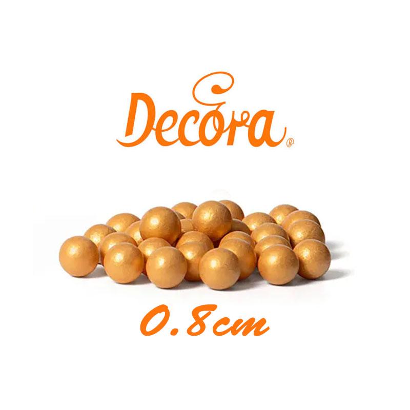 Decora Perle Di Zucchero Dorate Ø 0,8 cm 100g