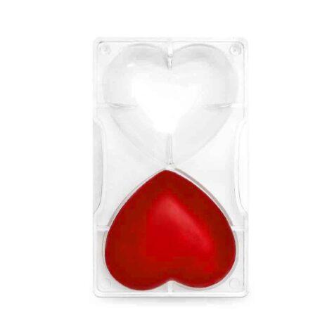 Decora Stampo Cuore Policarbonato 2 Cavita 91,5 X 101 Mm