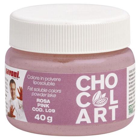 Pavoni -Lacche liposolubili in polvere CHOCOLART-ROSA - 40g