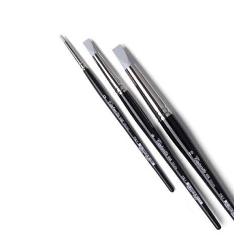 Tintoretto Serie n.608, Pennello in Silicone a Scalpello Pennelli per Modelling