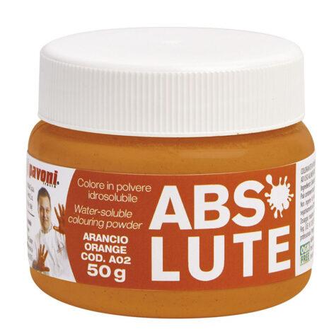 Pavoni -Colori Idrosolubili in Polvere -ABSOLUTE- Arancio 50g