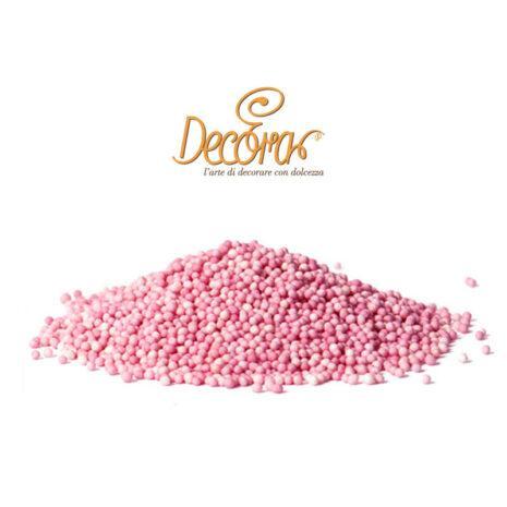 Decora Mini Perline Di Zucchero Rosa Mompariglia 100g