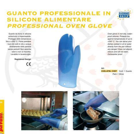 Pavoni Guanto Professionale in Silicone Alimentare ChelaChef