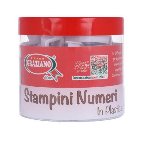 Graziano-Stampini per Numeri -Taglia biscotti -15 pezzi