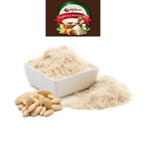 Farina Extrafine di Mandorle Pelate Campobasso- Ideale per Macarons ,Dolci e Salati -500g