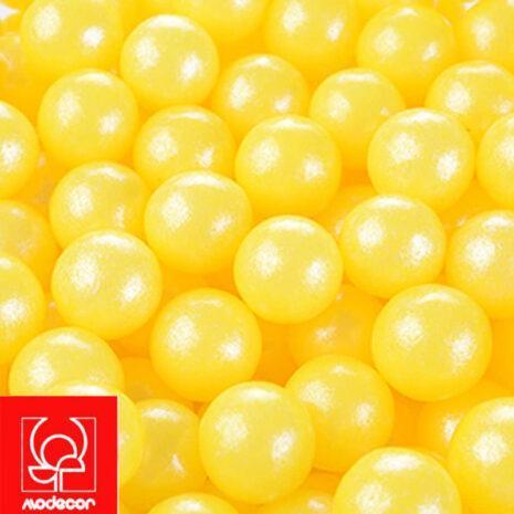 Modecor Perle Di Zucchero Perlescenti Gialli Ø 0,9 cm 90g