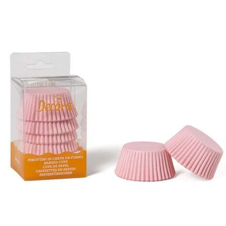 Decora Pirottini in Carta da Forno, Rosa75PZ  50X3,2cm