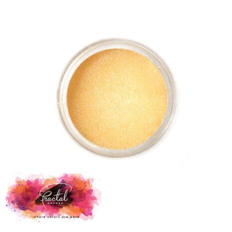 Fractal SuPearl Shine Dusts -Colorante in Polvere Perlato Idrosolubile- Oro Brillante-3.5g