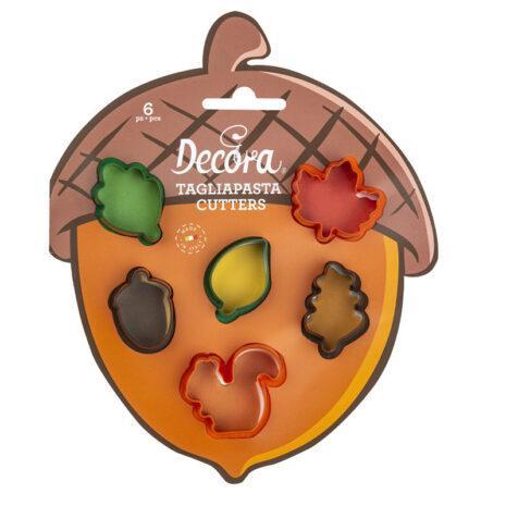 Decora Set Tagliapasta Foglie Autunnali Mini