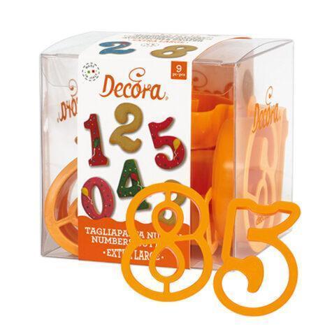 Decora Set tagliapasta Numeri Extra Large 7,5 x 5 x 2,2cm