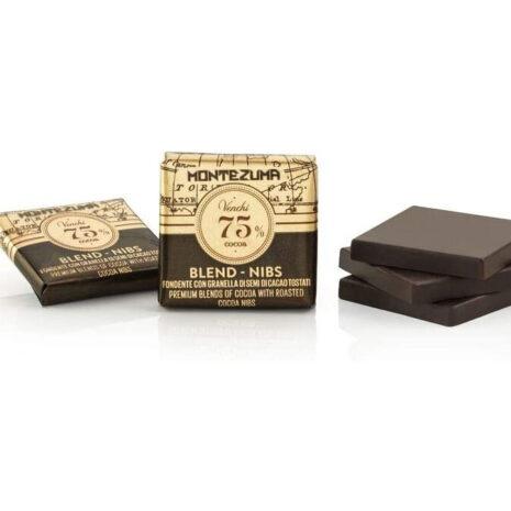 Venchi Cioccolatini Granblend Montezuma Nibs 75% Sacchetto 100gr