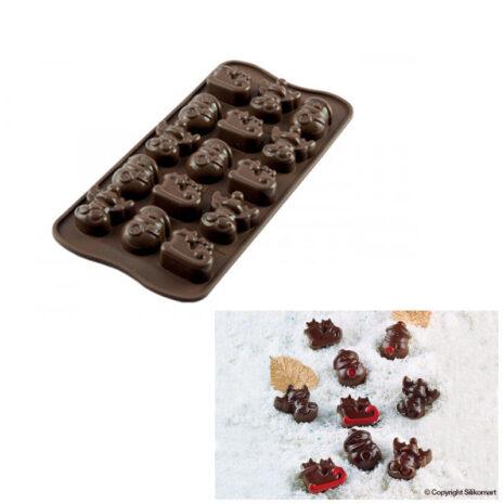 Stampo in Silicone per Cioccolatini Scg23 Choco Winter-EasyChoc-Silikomart
