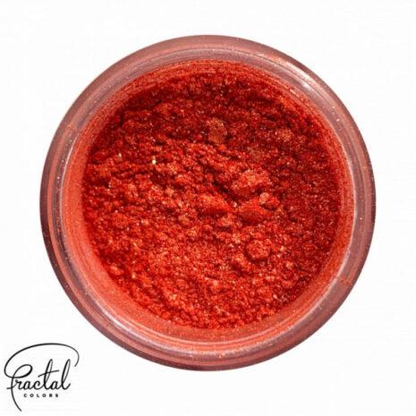 Fractal SuPearl Shine Dusts -Colorante in Polvere Perlato Idrosolubile -Rosso Fenice3,5g
