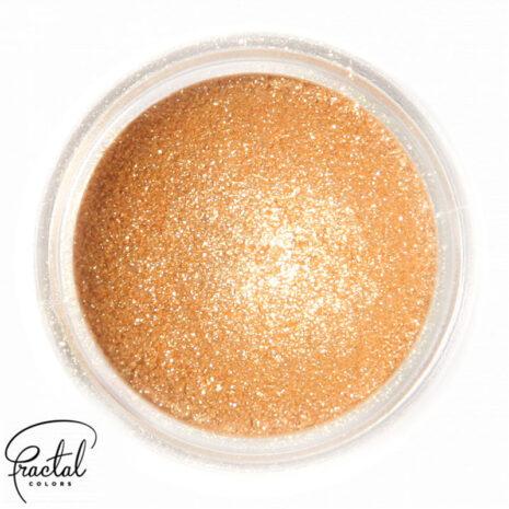Fractal SuPearl Shine Dusts -Colorante in Polvere Perlato Idrosolubile- Oro Sparkling-3.5g