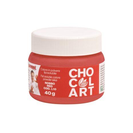 Pavoni -Lacche liposolubili in polvere CHOCOLART-ROSSO- 40g