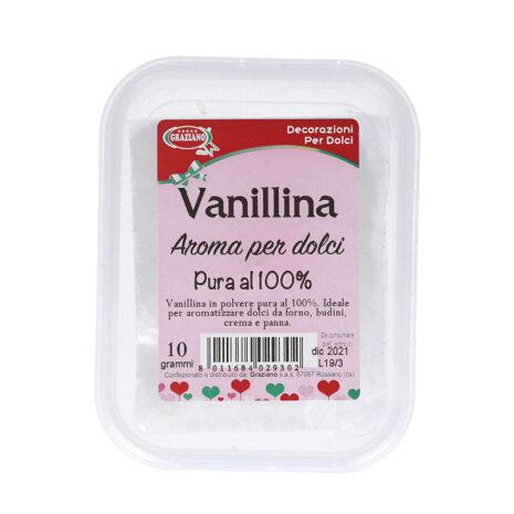 Graziano Vanillina Pura in polvere 10g
