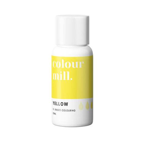 Colorante Alimentare a Base Olio Liposolubile Colour Mill - Giallo 20ml