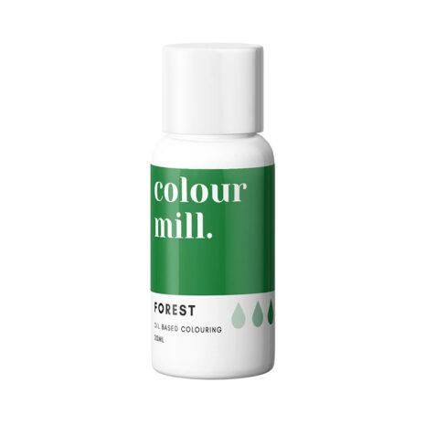 Colorante Alimentare a Base Olio Liposolubile Colour Mill -Verde Bosco 20ml
