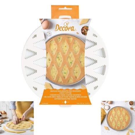 Decora 0215802 Griglia Tagliapasta Crostata e Pastiera  Ø30cm -New