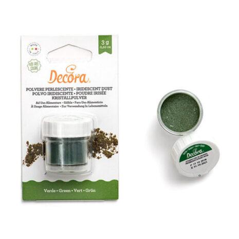 Decora-Colorante Alimentare in polvere perlescente -Verde