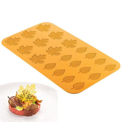 Silikomart Professional Stampo in Silicone Bosco 21 Foglie