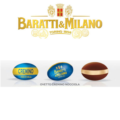 Cioccolatini Baratti & Milano Ovetti Pasqua Cremino Alla Nocciola 500 Gr Sfusi